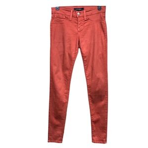 Flying Monkey Orange Skinny Jeans Women 25 Rust Made in USA L7384